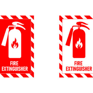 Fire extinguisher sign - Image 1